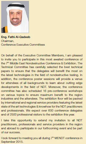 7th Middle East NDT Conference and Exhibition