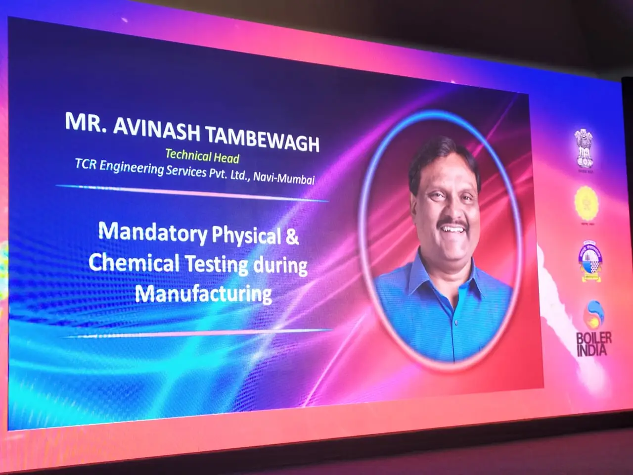 Avinash Tambwegh at Boiler India 2022