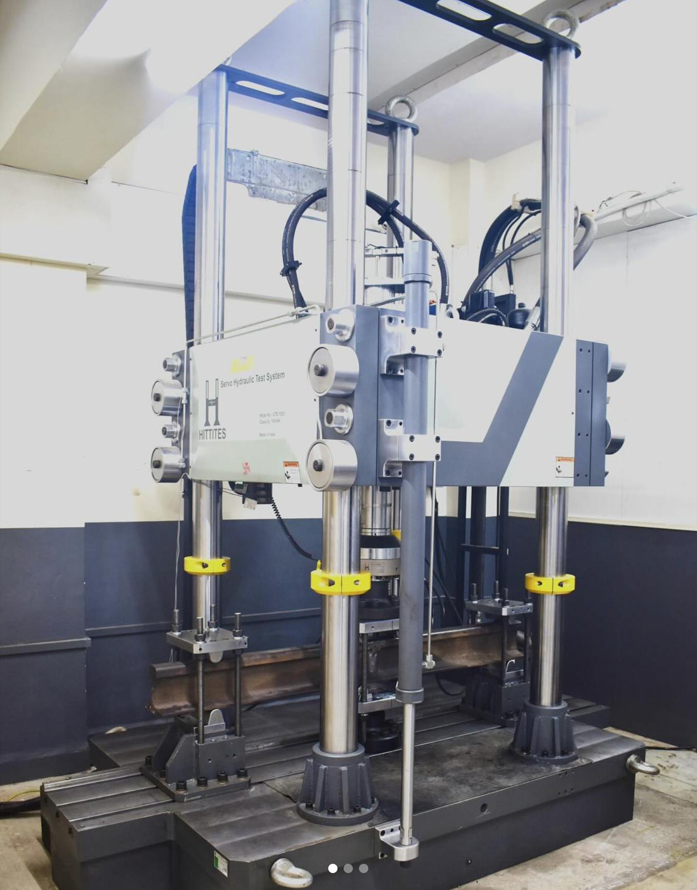 Fatigue Testing - weld joints in rail tracks