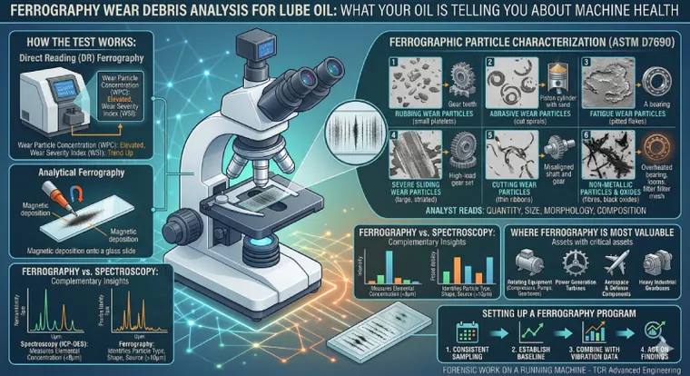 Ferrography Wear Debris Analysis for Lube Oil