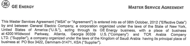GE Energy awards a 3-year contract