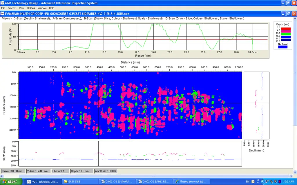 High Temperature PAUT, ToFD and Corrosion Mapping Services 