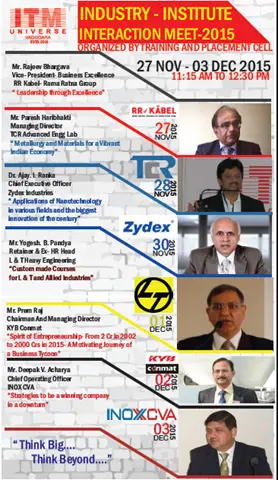 Mr. Paresh Haribhakti delivers a distinguished lecture at IITM on November 28, 2015.