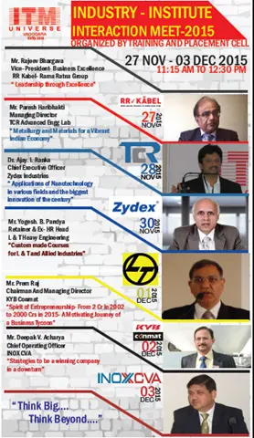 Mr. Paresh Haribhakti delivers a distinguished lecture at IITM on November 28, 2015.