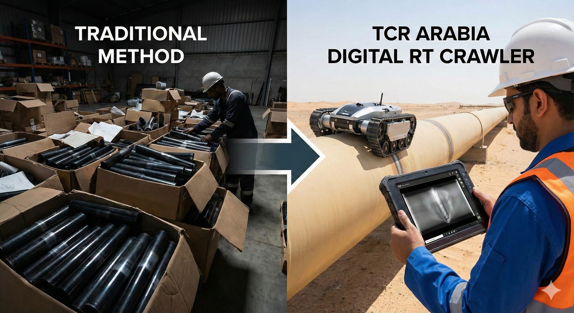 RT Crawler Technique Gets Saudi Aramco's Nod: A Game-Changer for Pipeline Radiography