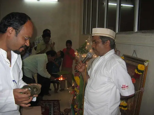 Staff of TCR Engineering Perform Satyanarayan Puja