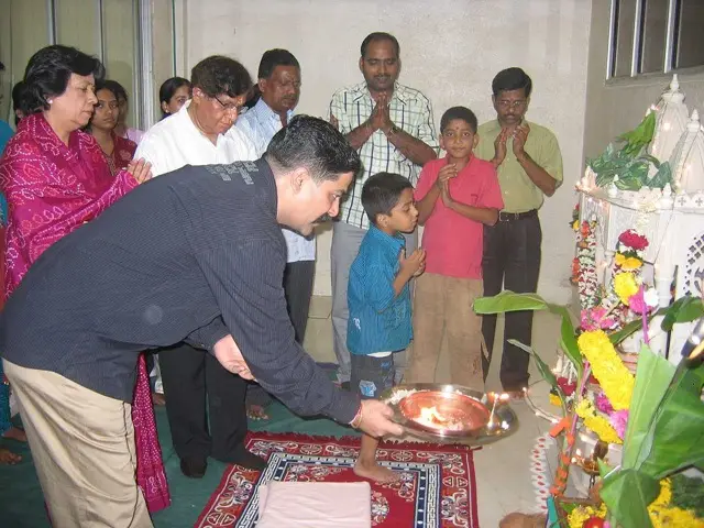 Staff of TCR Engineering Perform Satyanarayan Puja