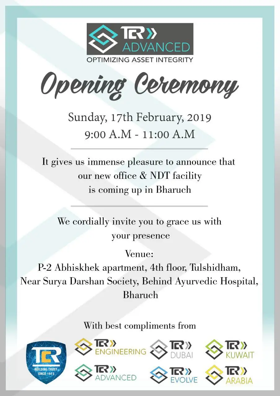 TCR Advanced opens in Bharuch