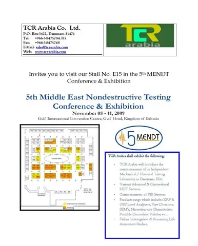 TCR Arabia at 5th MENDT Exhibition in Bahrain