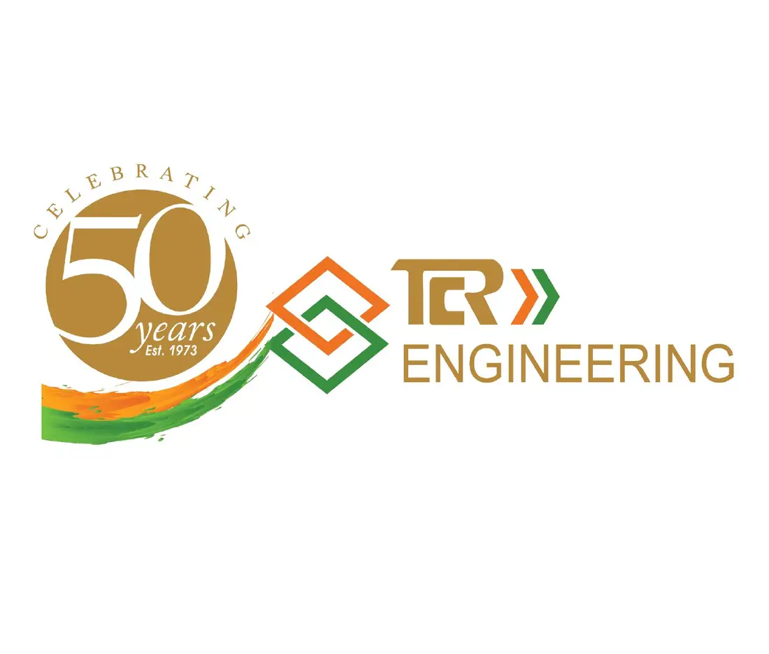 Page 1 of TCR Engineering Services, the 50-year commemorative book
