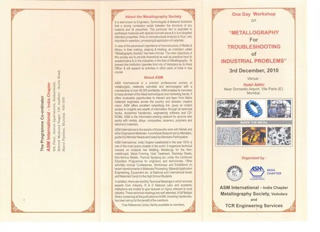 TCR and ASM Host Seminar on Industrial Troubleshooting