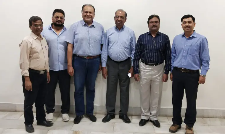 Mr. Raju Pillai and Mr. Arif from NOV with Sr. Management of TCR Engineering