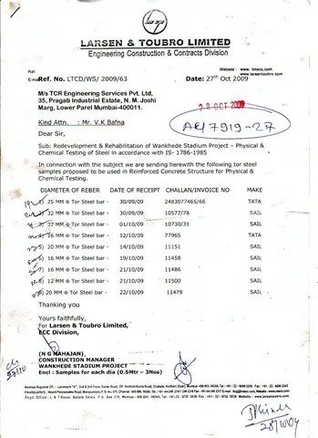 TCR tests Wankhede Cricket Stadium, Mumbai