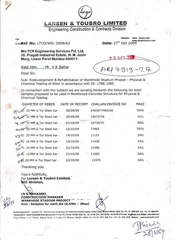 TCR tests Wankhede Cricket Stadium, Mumbai