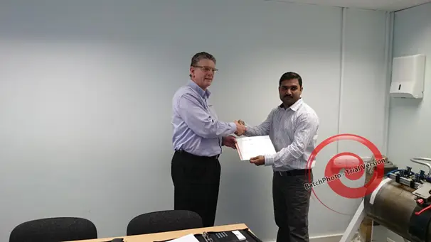 Technical team visits UK for training