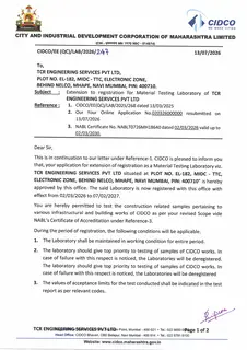 First page of CIDCO Approval Letter
