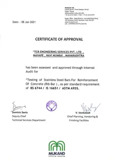 First page of Mukund Ltd.