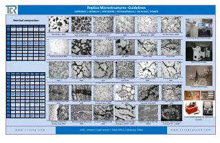 First page of Replica Microstructure Guidelines